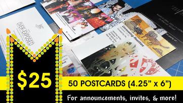 Postcard Deal 50 for $15